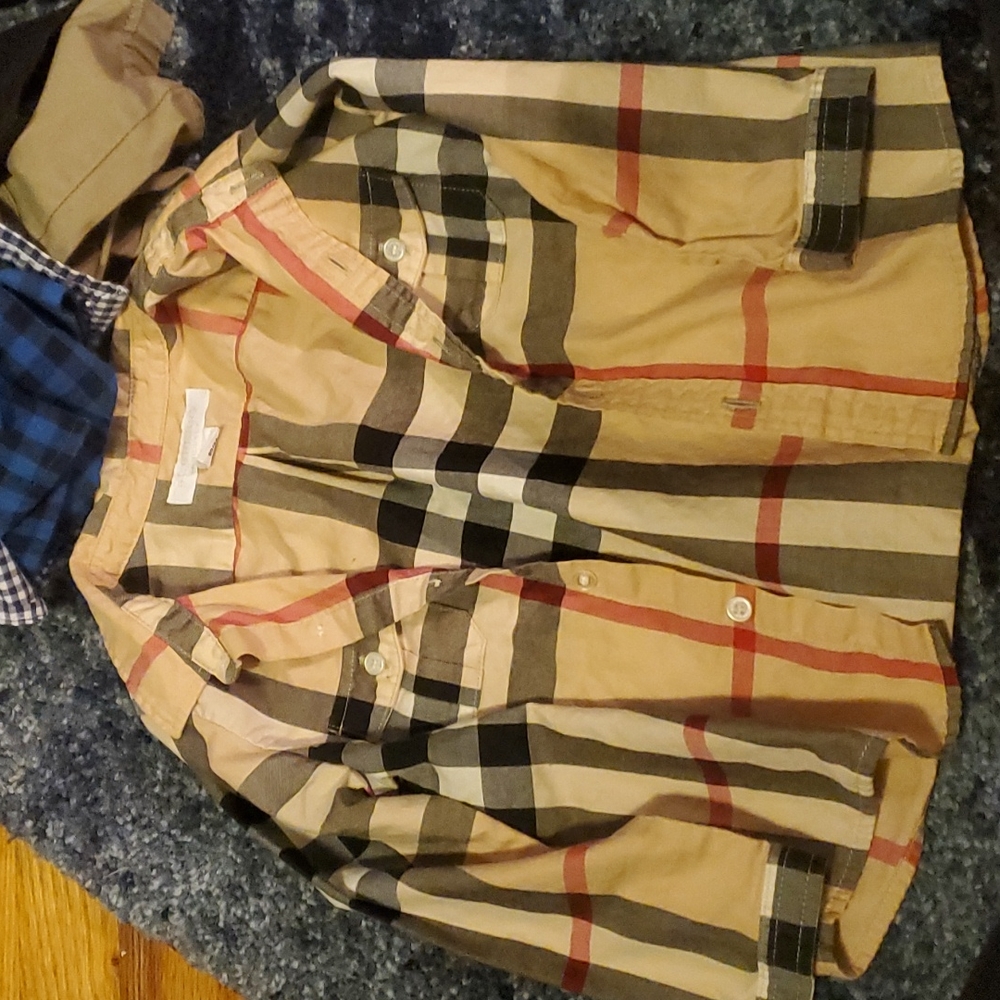 Toddler Burberry Button Down size 18months